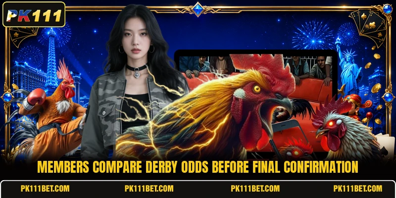 Members compare derby odds before final confirmation