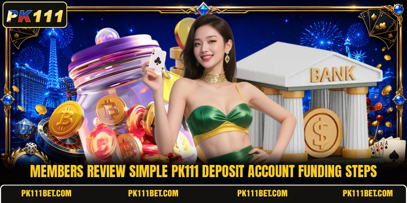 Members review simple PK111 deposit account funding steps Members review simple PK111 deposit account funding steps