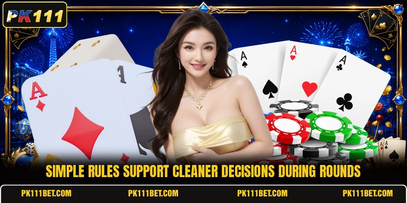 Simple rules support cleaner decisions during rounds